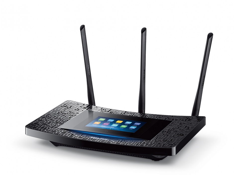 Imagine Router wireless AC1900 Dual Band Gigabit Touch screen, TP-LINK Touch P5